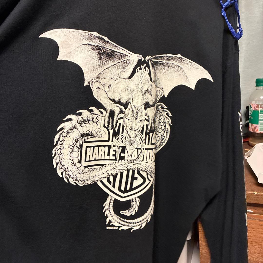 Harley-Davidson ブラック ロングスリーブ Tシャツ