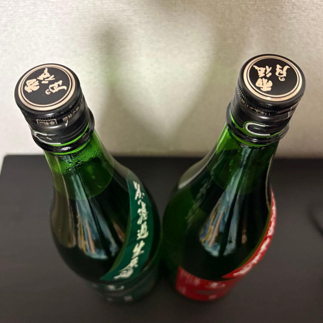 雨後の月 純米大吟醸 雄町/山田錦 無濾過生原酒一升瓶飲み比べセット 新品未開封