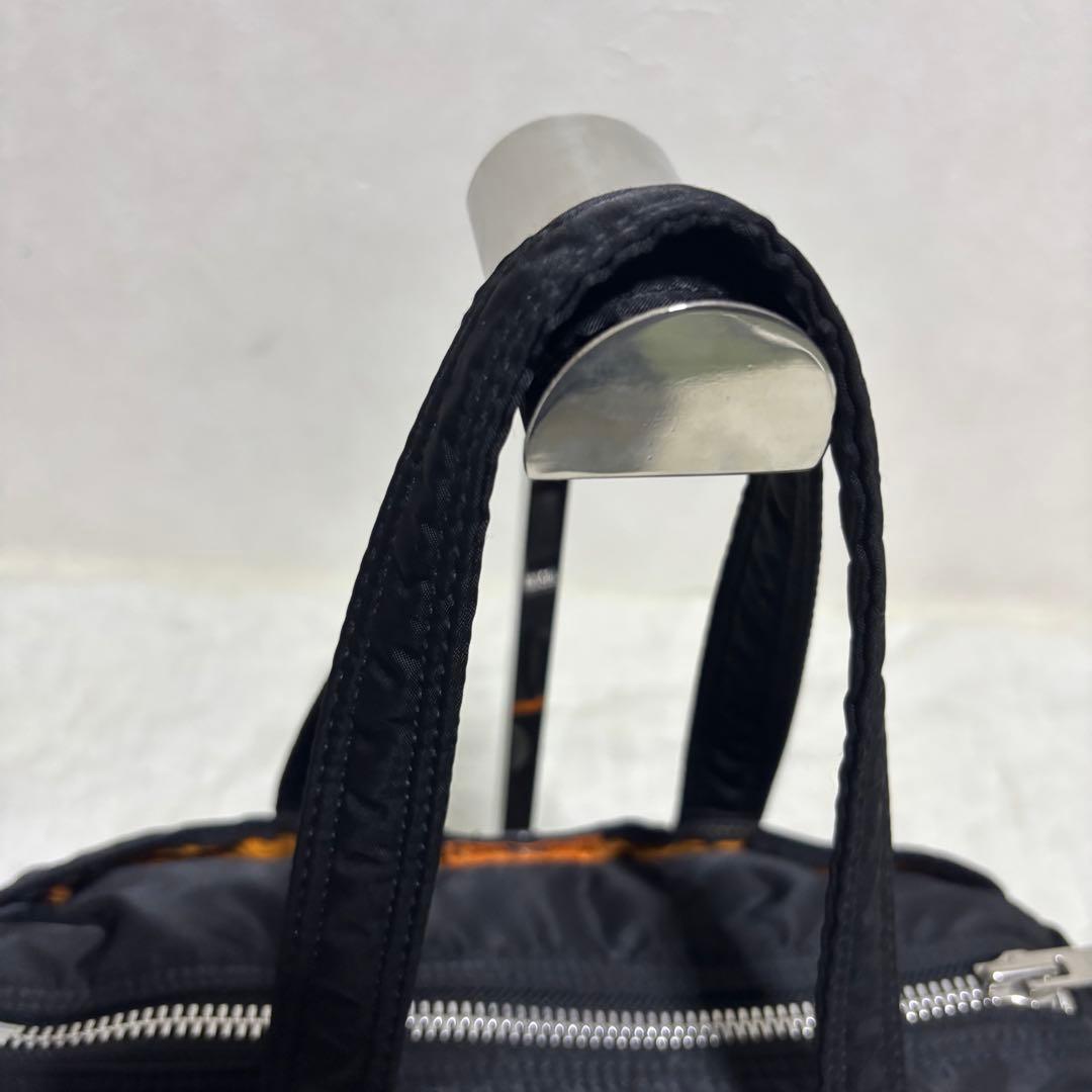 美品 廃盤 ポーター タンカー ミニボストン S ドラムバッグ ダッフル 黒