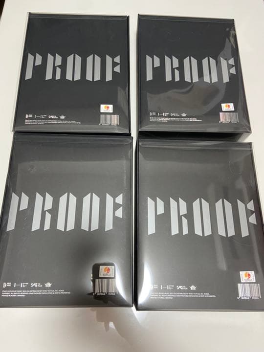4個セット BTS PROOF StandardEdition