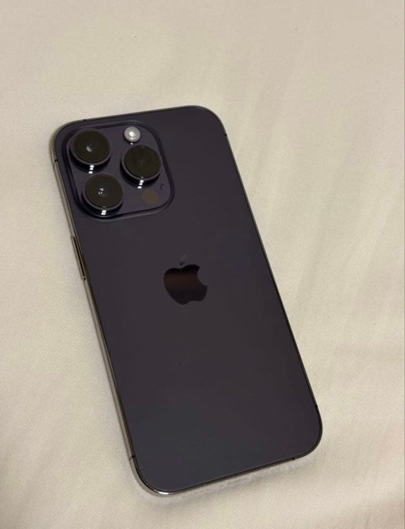 【SIMフリー】iPhone14Pro【ディープパープル】 箱付き