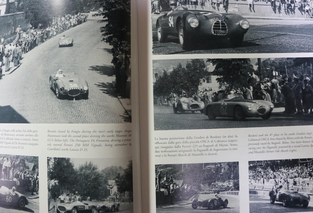 超希少　洋書　モンツァ１０００Kmレースの歴史　伊語・英語版