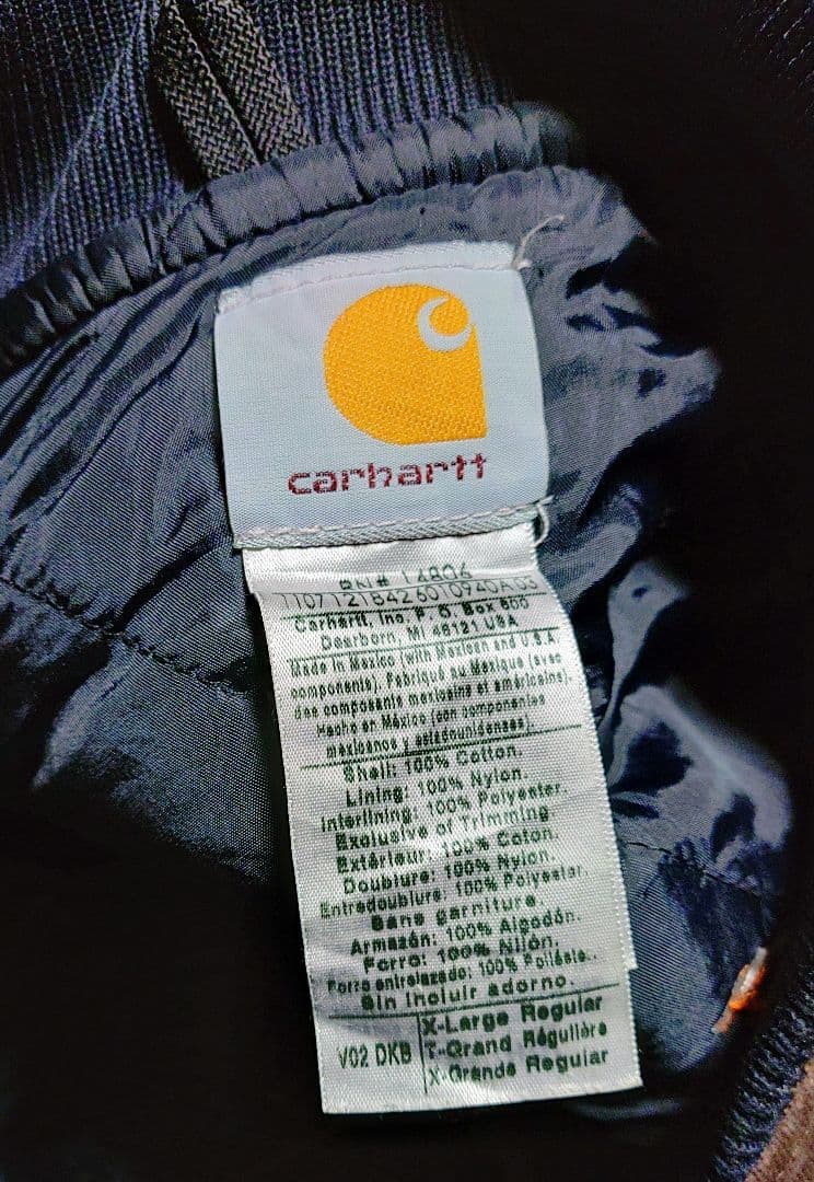 ⬛Carhartt ✺ダックベスト【企業モノ】ダークブラウン