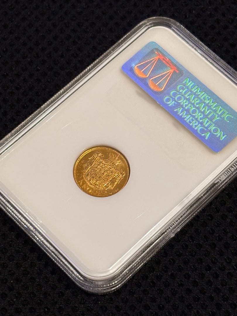 NGC MS65 1909 デンマーク 10クローネ金貨 フレゼリク8世