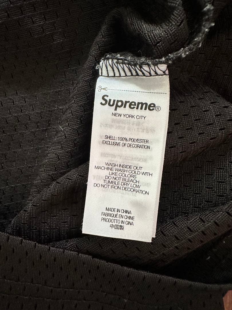 トップス Supreme Spiderweb Football Jersey Black
