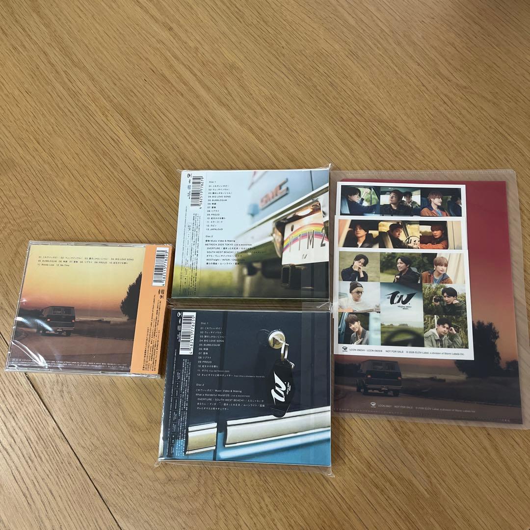 WEST. 唯一無二 シリアルコード付き　アルバム 3形態 Blu-ray