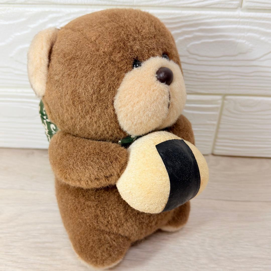 【希少】くま くまじろう おにぎり ハニートイズ　ぬいぐるみ　昭和レトロ クマ