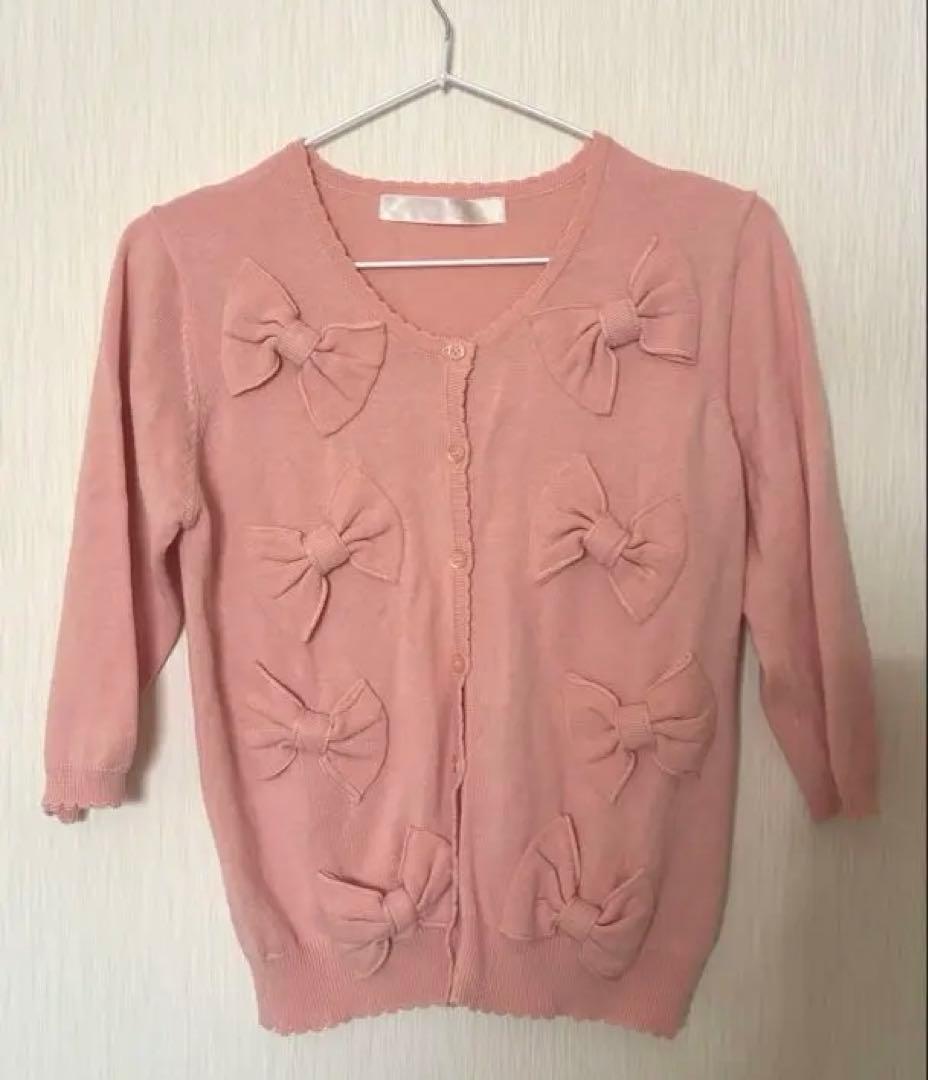PINKHOUSE リボンカーディガン