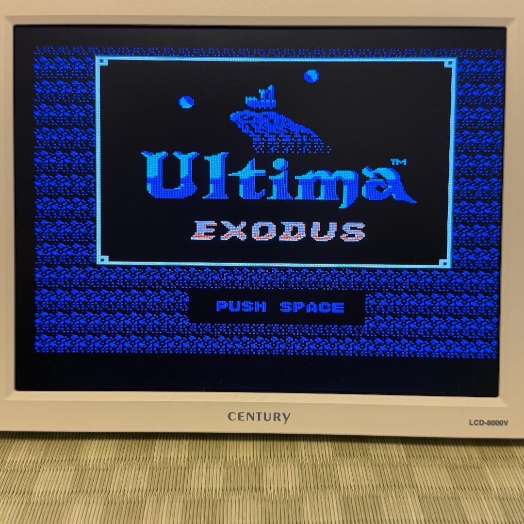 MSX2 ウルティマ 恐怖のエクソダス ROMカートリッジのみ 動作確認済