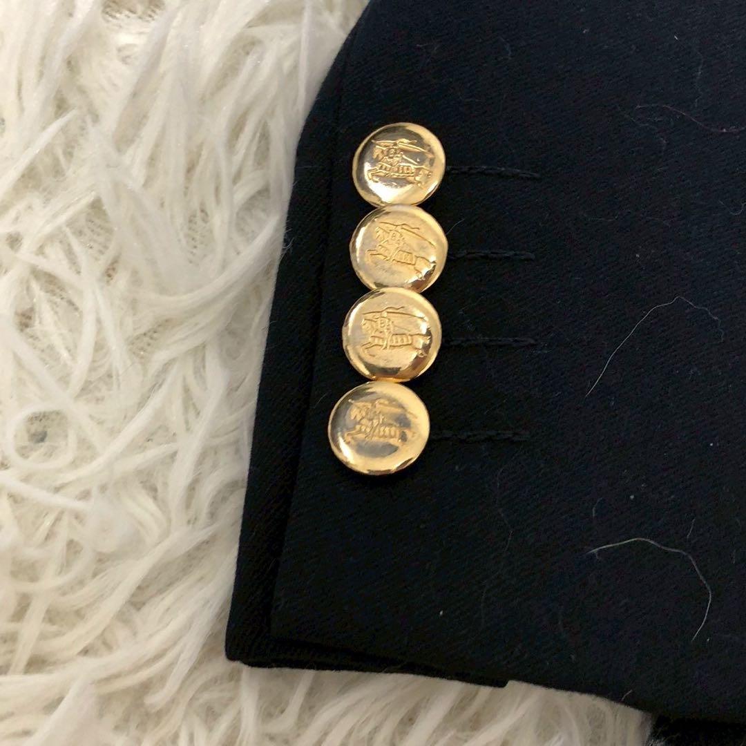 美品◎金ボタン◎Burberrys ダブルブレスト テーラードジャケット