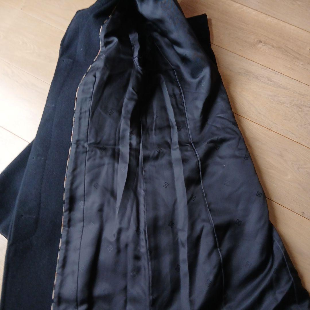 DAKS ロングコート サイズ40 ダークブルー