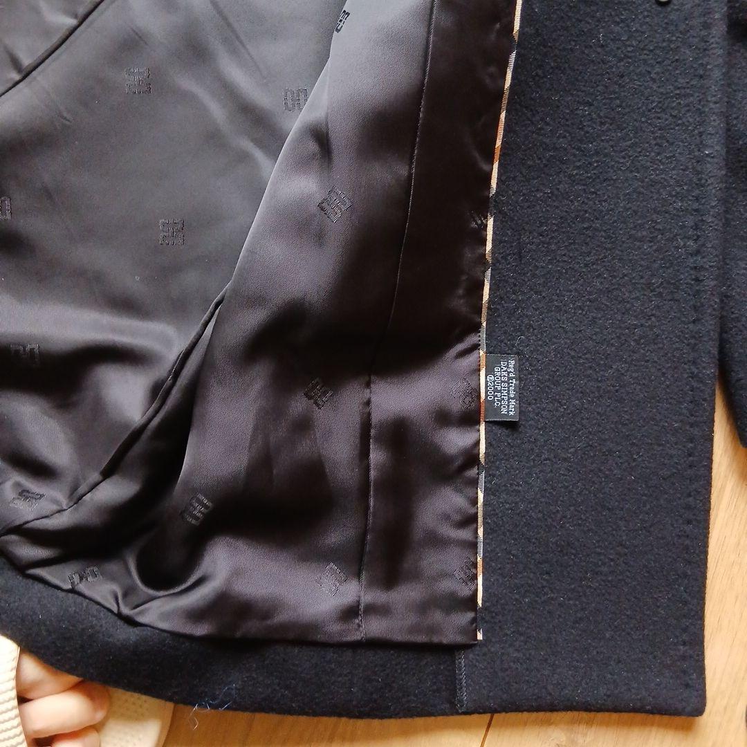 DAKS ロングコート サイズ40 ダークブルー