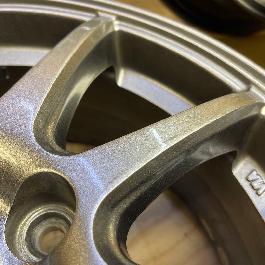 SPORT abelia 15インチ ホイール 6j＋45 シルバー Ｂ【2本】