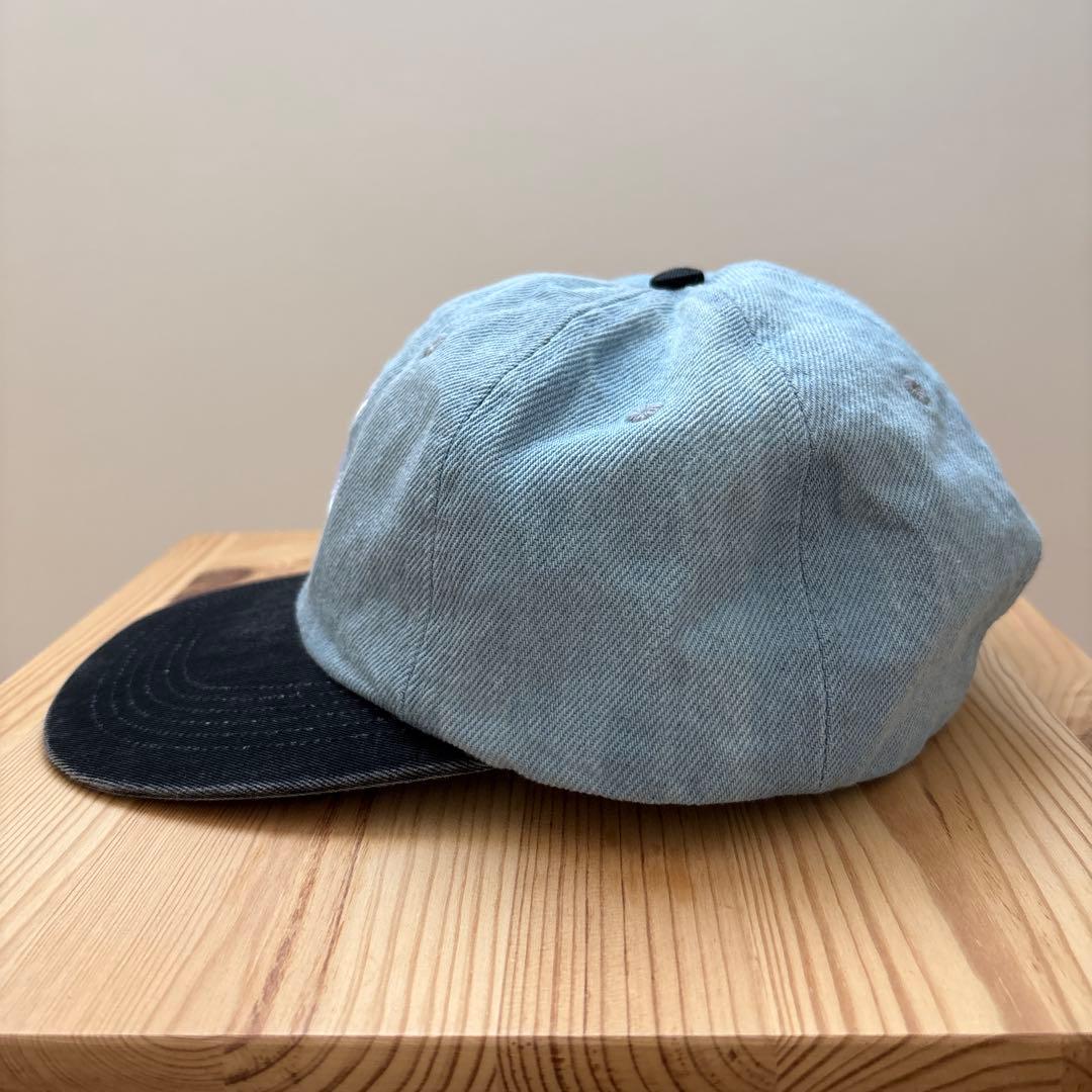 【美品】supreme s logo 6panel cap シュプリームキャップ