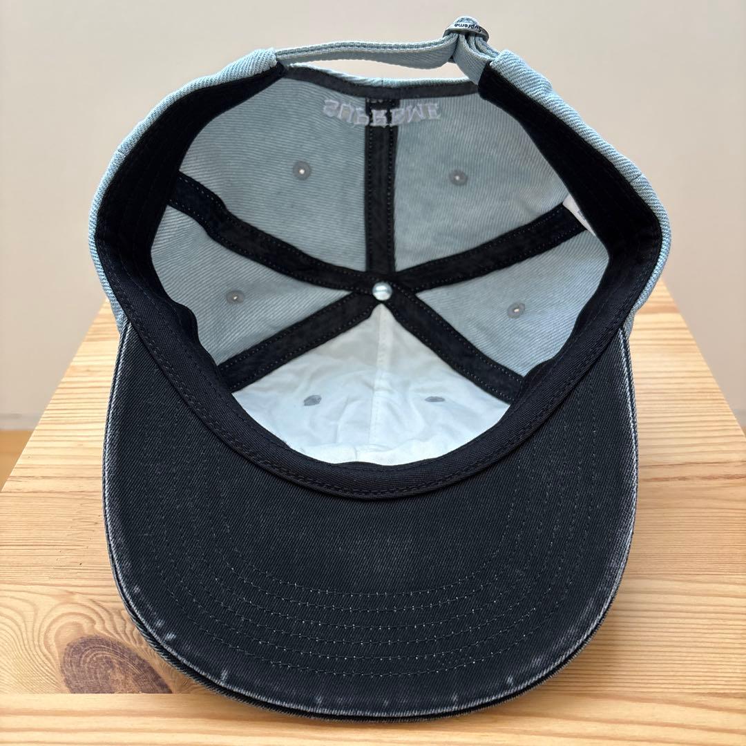 【美品】supreme s logo 6panel cap シュプリームキャップ