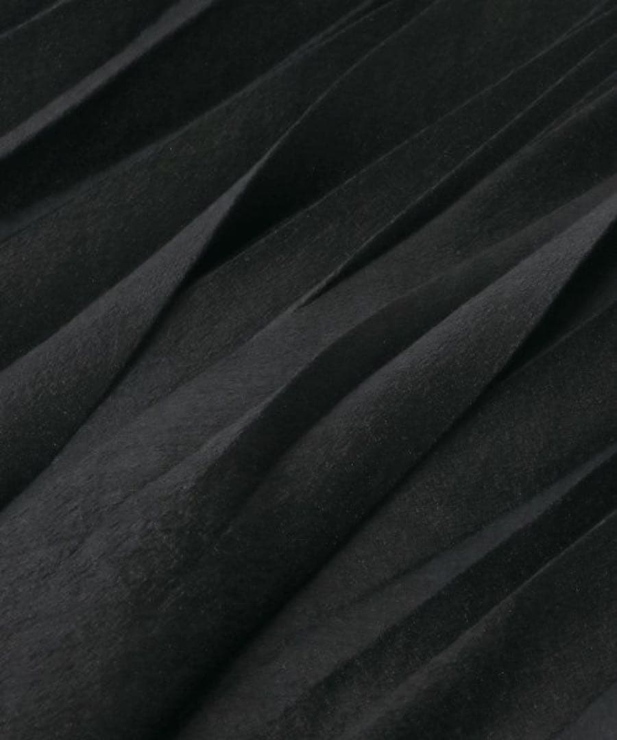 ☆新品タグ付☆ アナイ ANAYI スパンオーガンジープリーツスカート　黒
