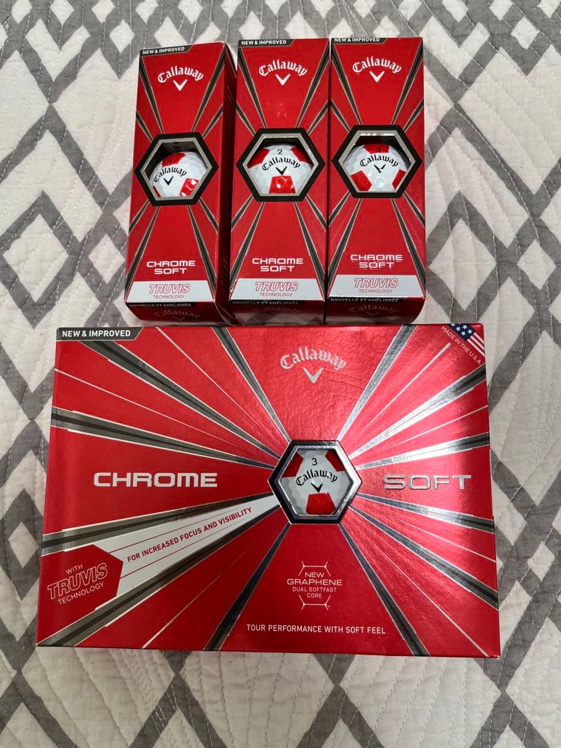 Callaway Chrome Soft ゴルフボール　7スリーブ【新品】