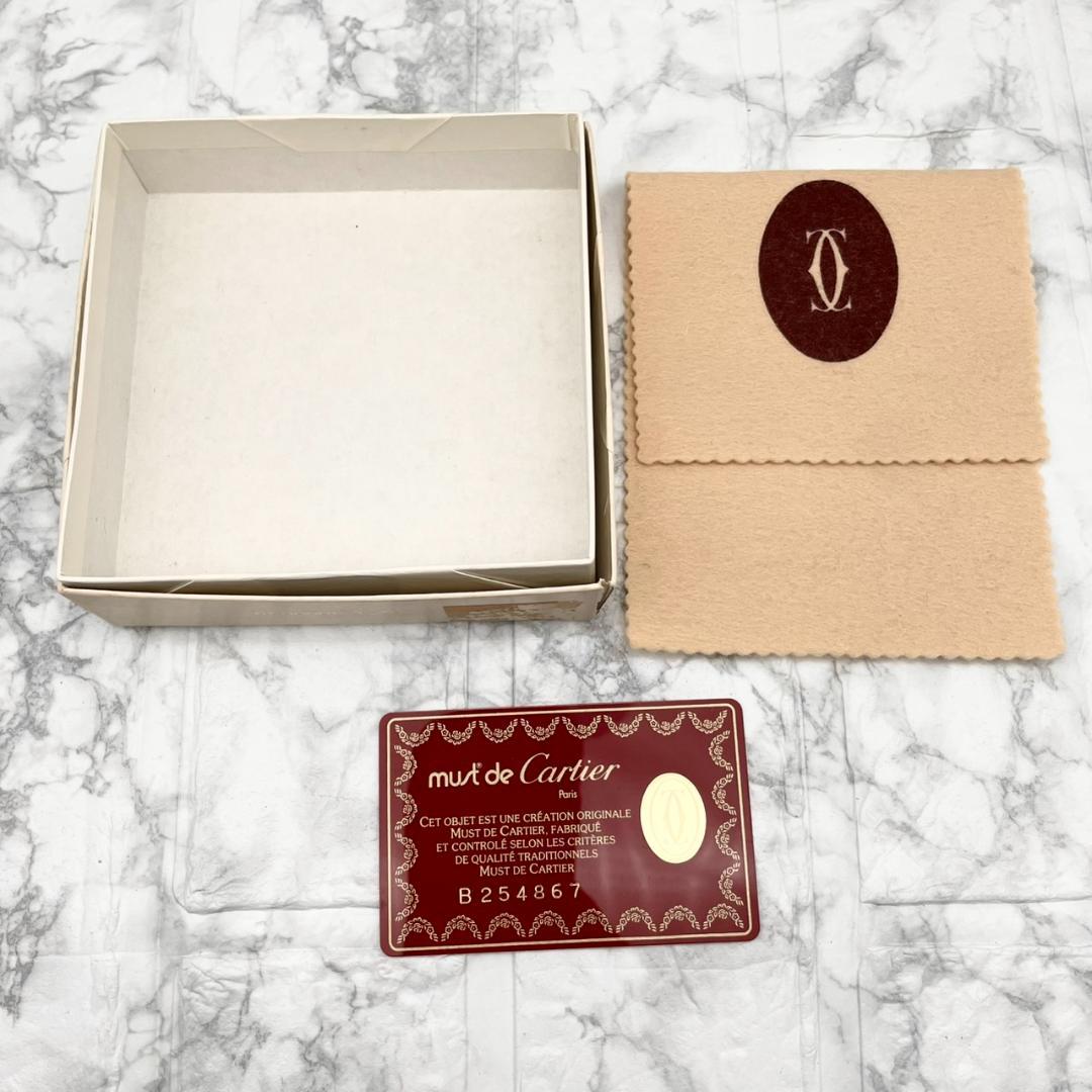 付属品完備✨Cartier カルティエ　折り財布　マストライン　がま口