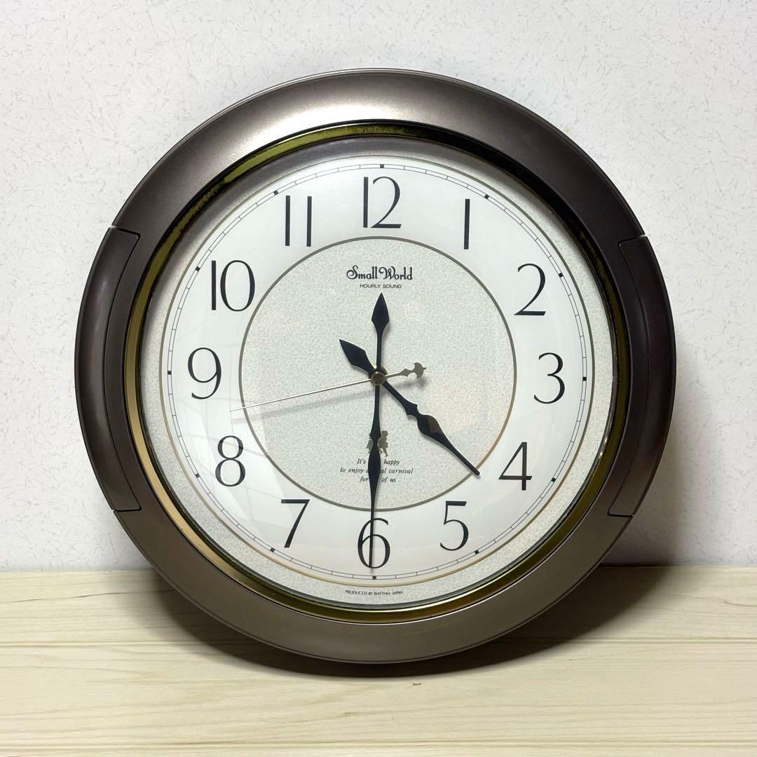 【訳アリ品】リズム時計 スモールワールド 音楽隊 4MH638 からくり時計
