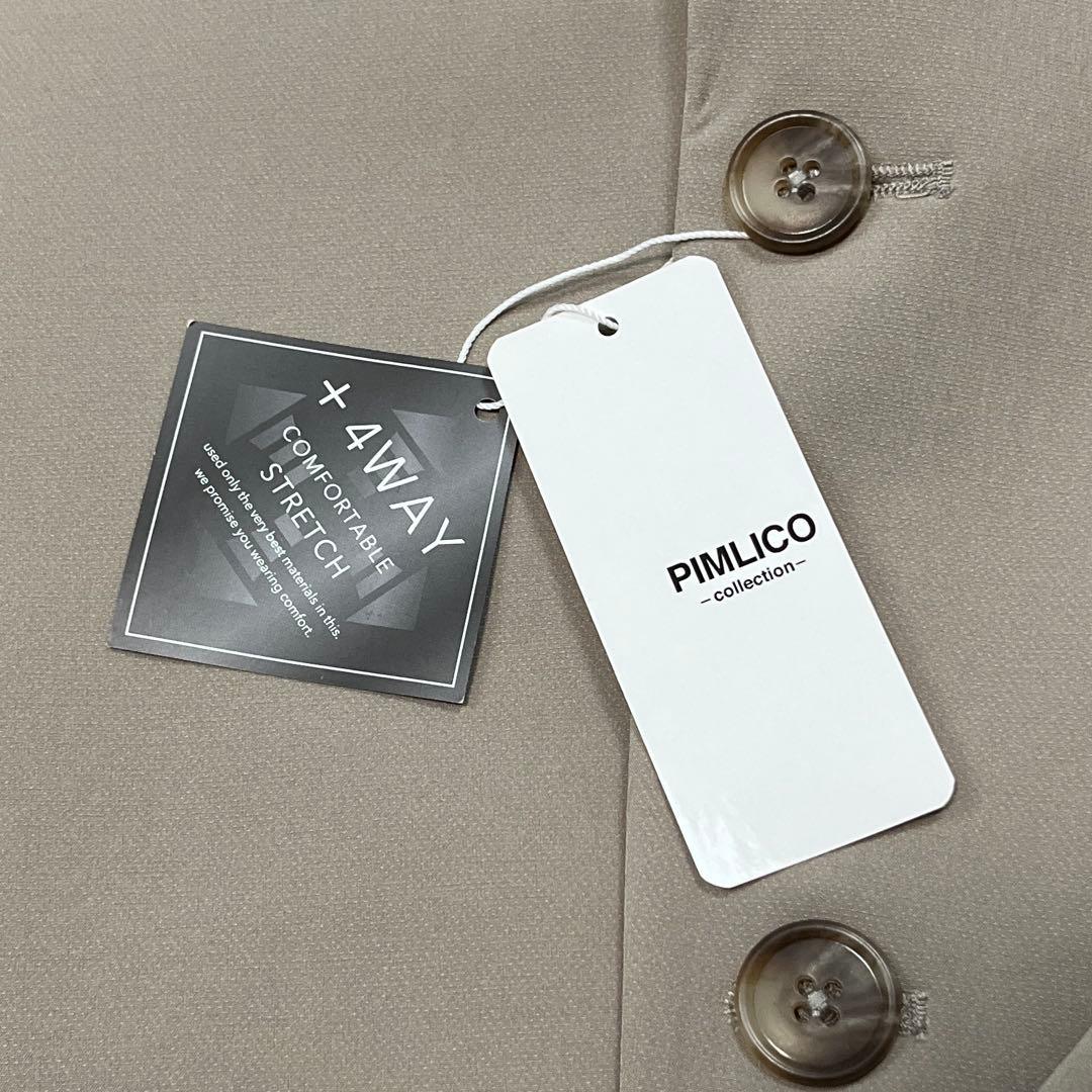 タグ付き・未使用品◆PIMLICO ピムリコ テーラードジャケット ベージュX3