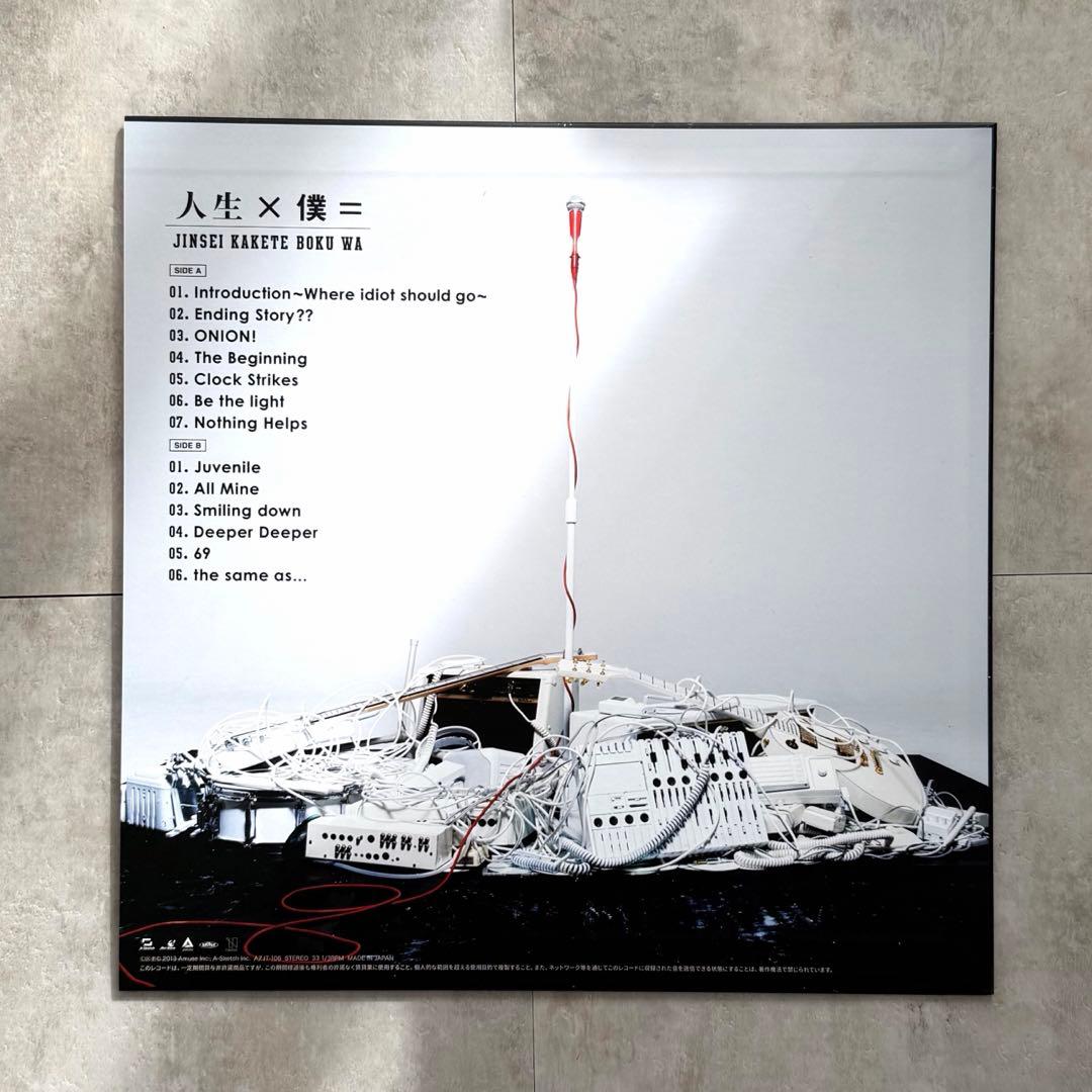新品　ONE OK ROCK ワンオク　レコード　人生×僕=