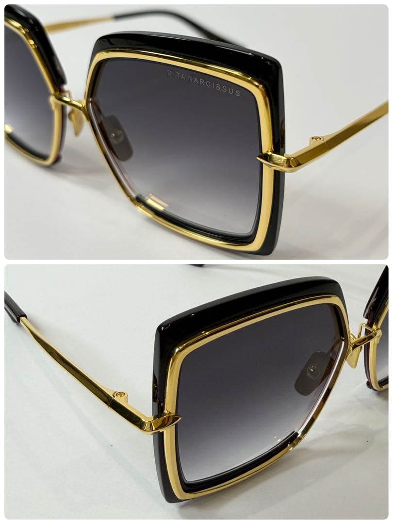【極美品】DITA NARCISSUS スクエア型サングラス 定価95700円
