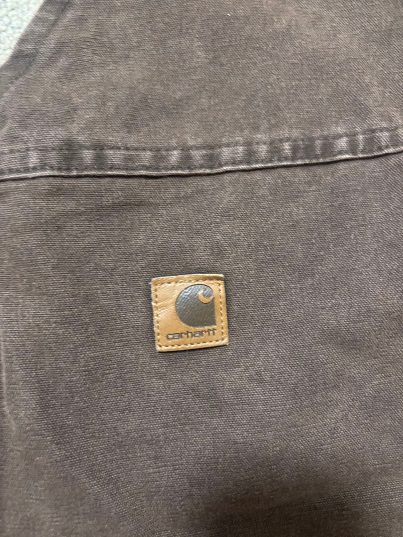 Carhartt ブラウン ベスト　最終価格今週のみ