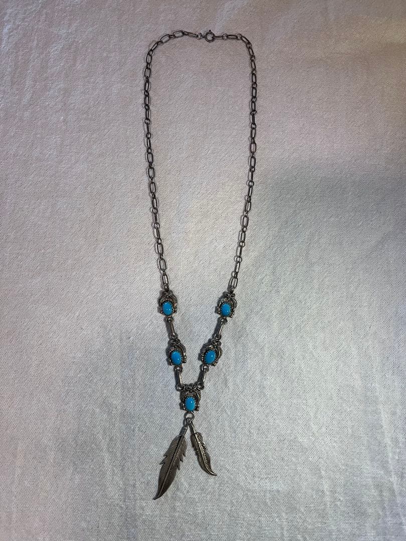 蘭　NAVAJO ナバホ RB刻印 シルバー ターコイズ