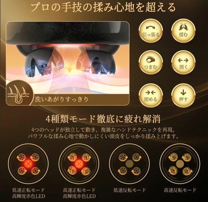 ヘッドスパ 電動ブラシ 頭皮洗浄　EMS　フェイスケア　ボディケア　防水　美顔器