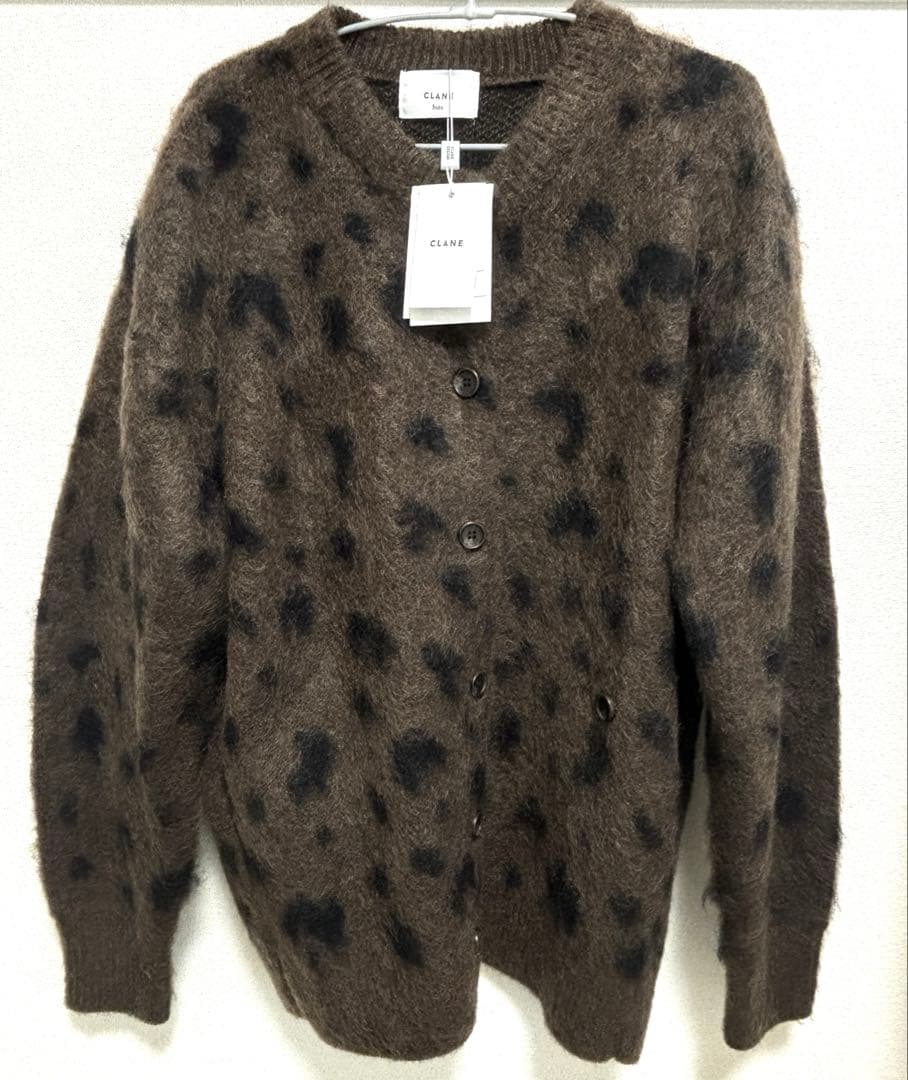 CLANE 広瀬すずコラボ MOHAIR LOOSE KNIT CARDIGAN
