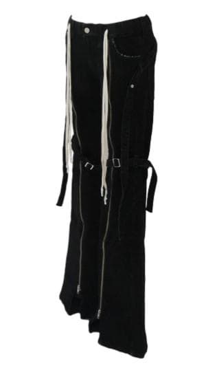 パンツ black THEREDTHREAD S droop denim pants