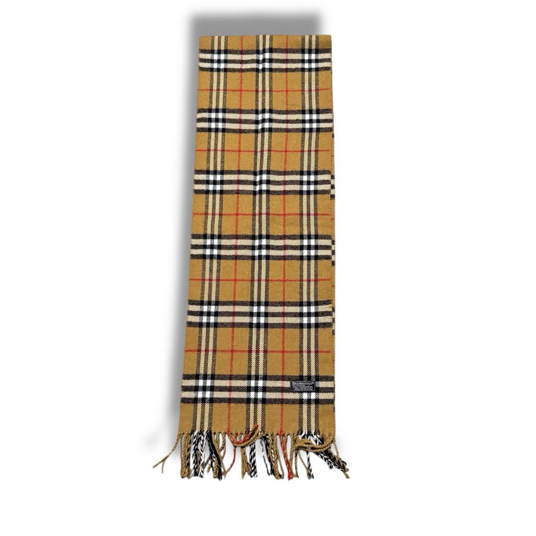 希少✨ Burberry バーバリー マフラー ウール ノバチェック ストール