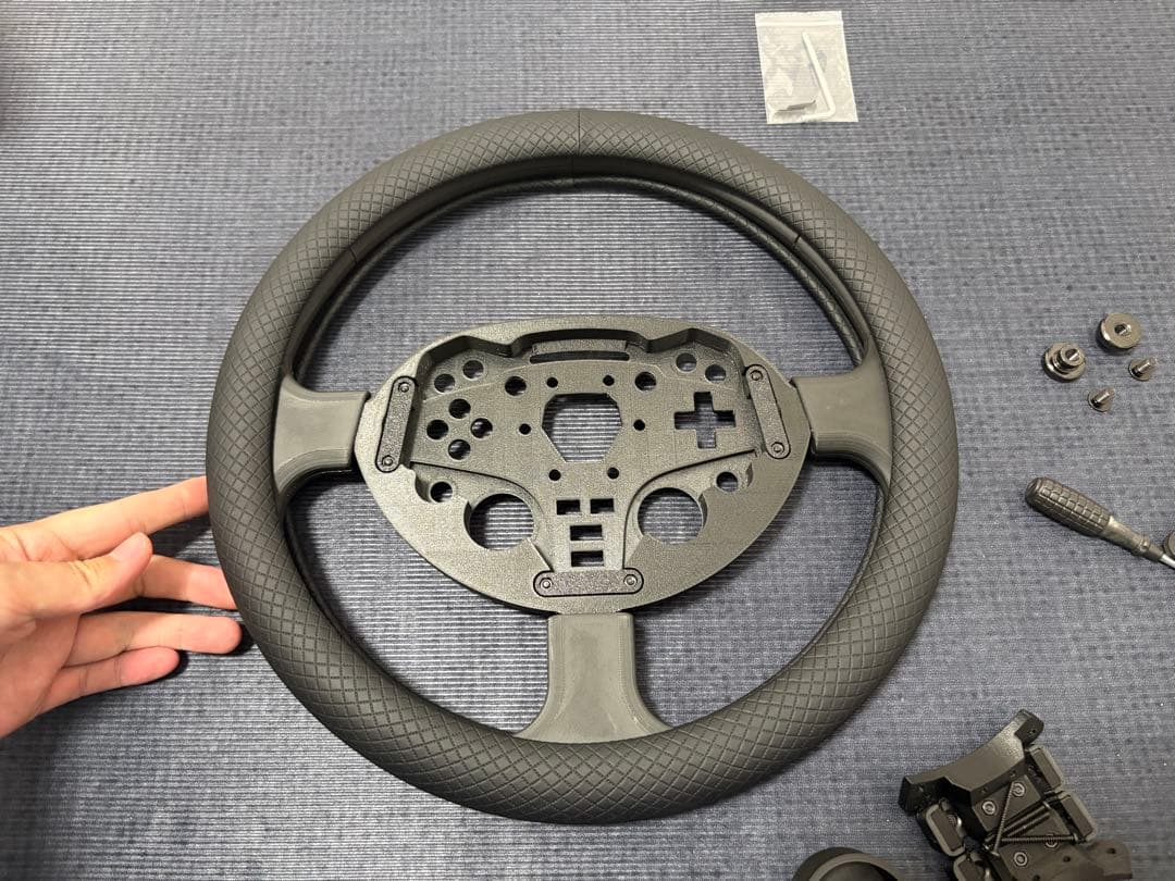 MOZA ES/ESX用14インチ（350mm）交換ホイール＋磁気パドル【新品】