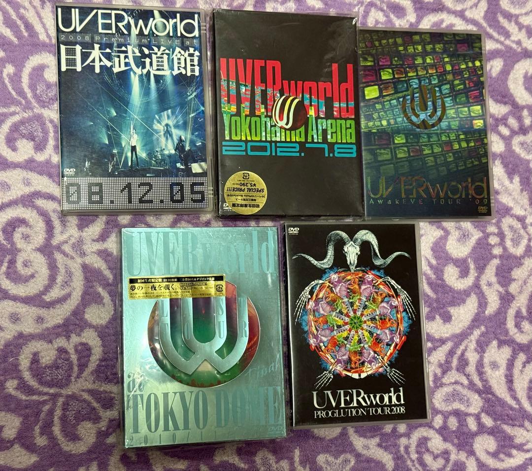 UVERworld DVD5・アルバム9・シングル25・ほぼ初回DVD付計39枚