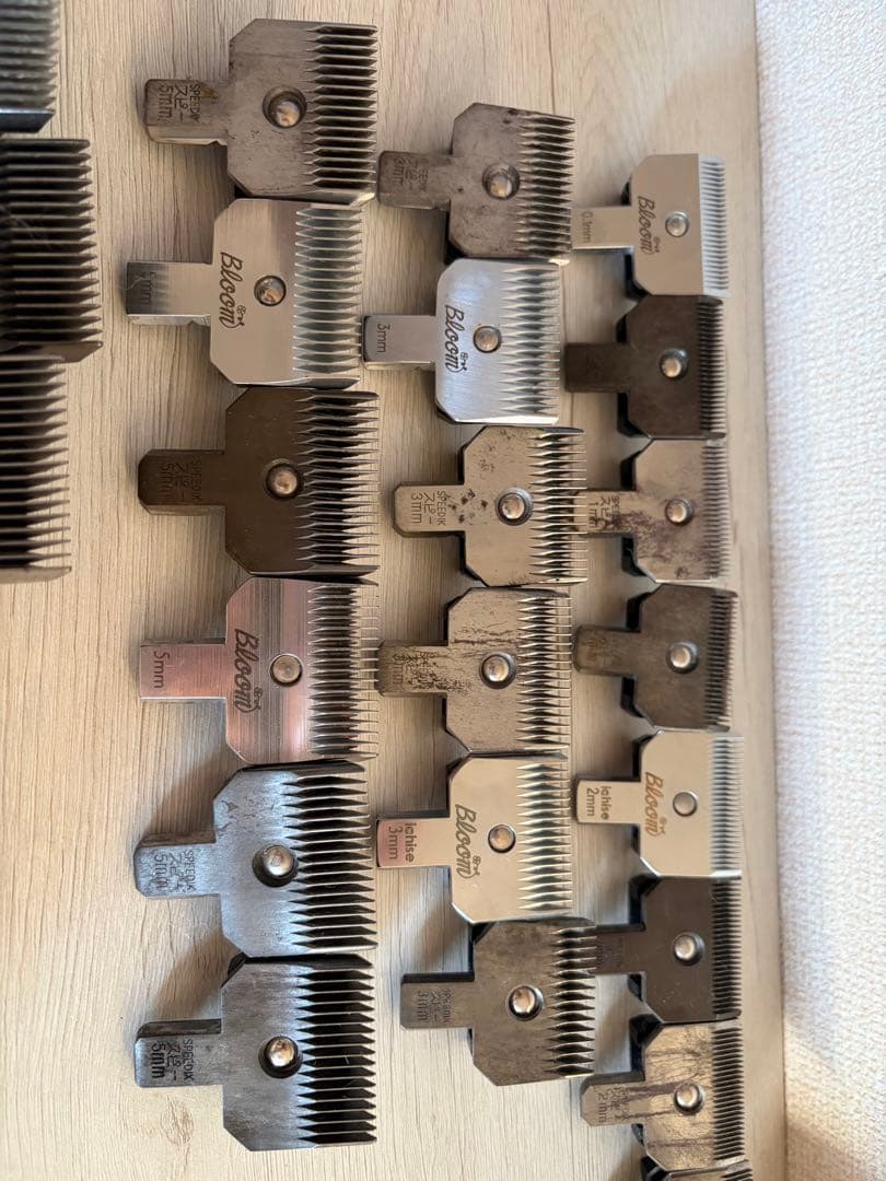 専用 バリカン、替刃3mm、8mm セット