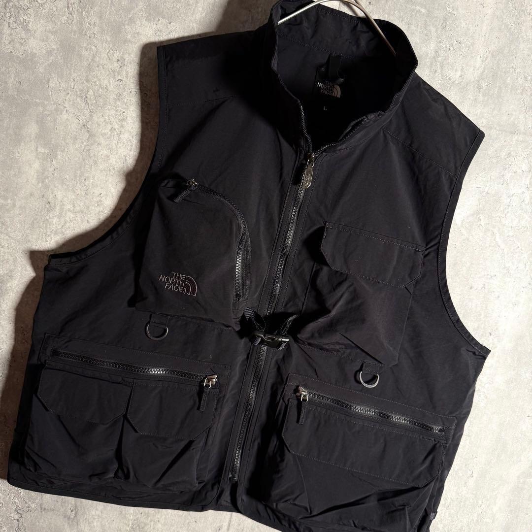 ⭐️希少⭐️ノースフェイス ベスト ブラック Lサイズ 極美品 マルチポケット