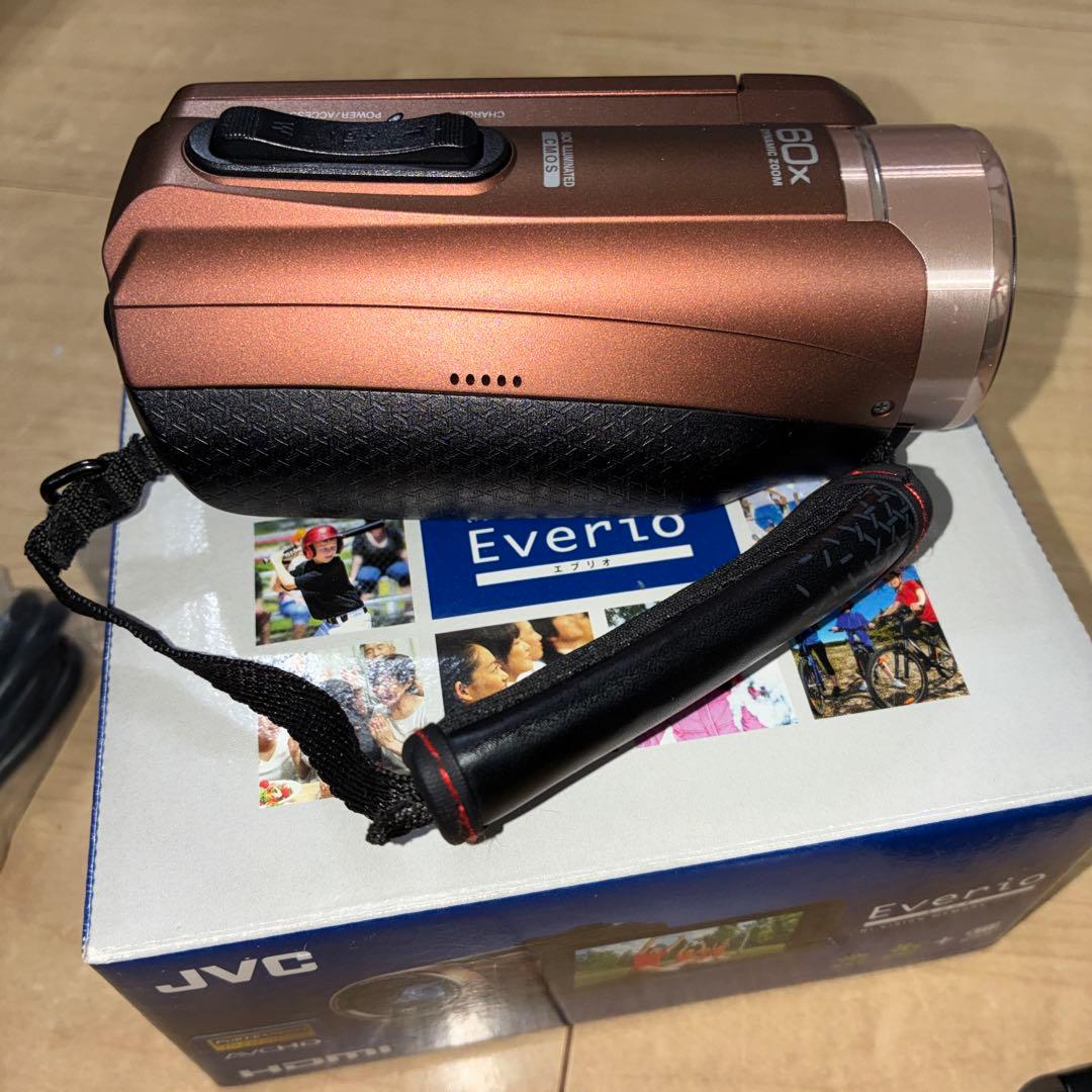JVCビデオカメラ 耐低温 耐衝撃 内蔵メモリー32GB GZ-F200-T