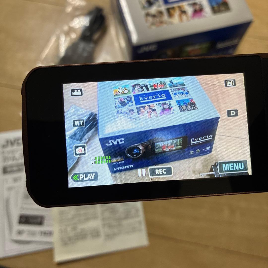 JVCビデオカメラ 耐低温 耐衝撃 内蔵メモリー32GB GZ-F200-T