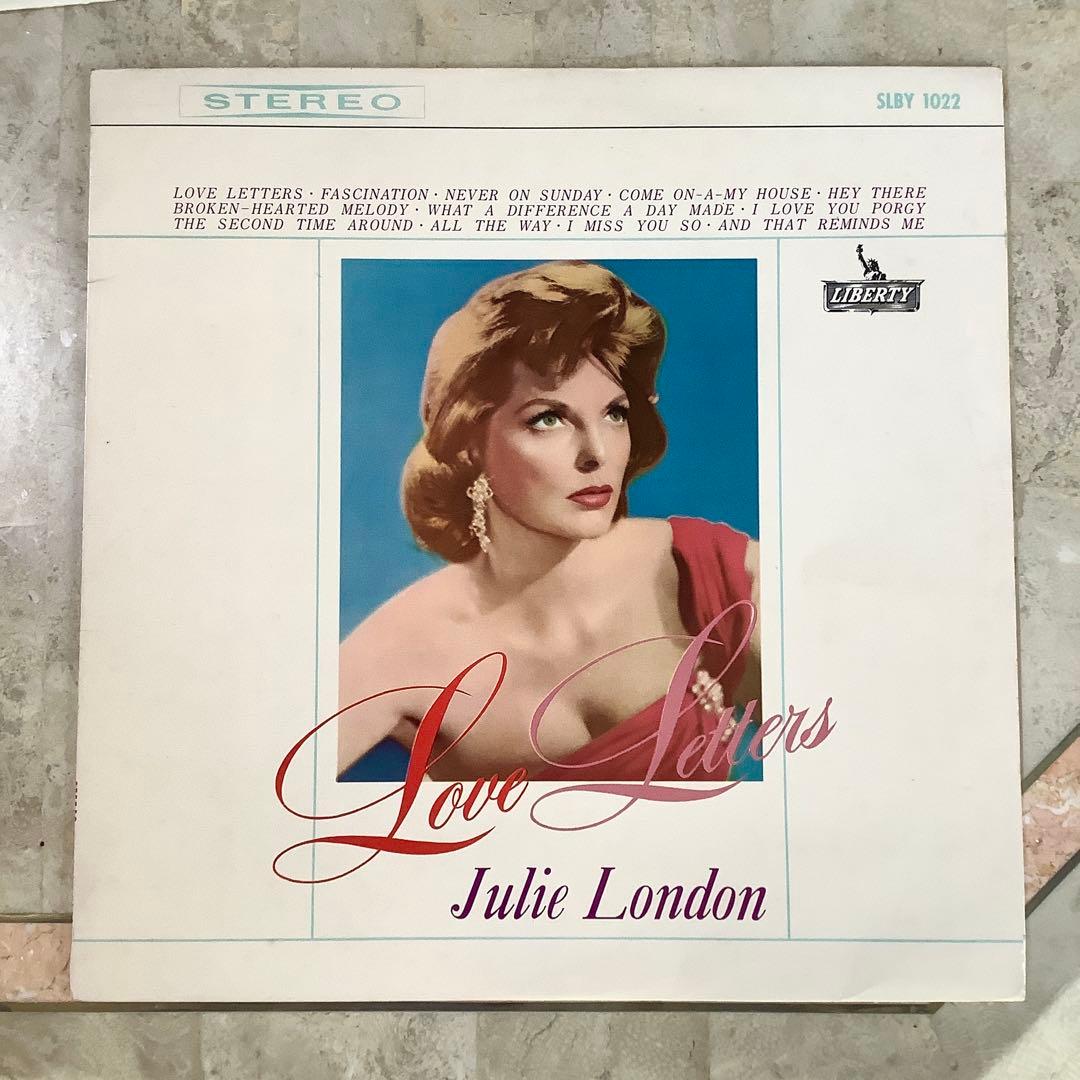 レコード極美! レア1962年初版盤！赤盤 ジュリー・ロンドン ラブ・レターズ