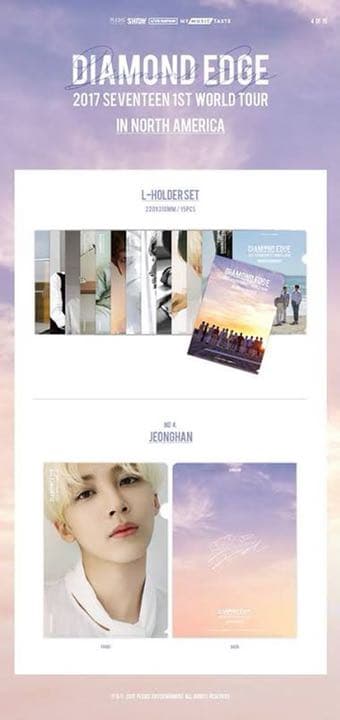 SEVENTEEN DIAMOND EDGE 北アメリカ公演限定　スングァン