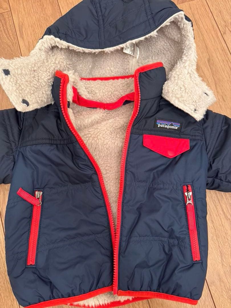 【本日限定価格】美品 Patagonia ベビー リバーシブルアウター