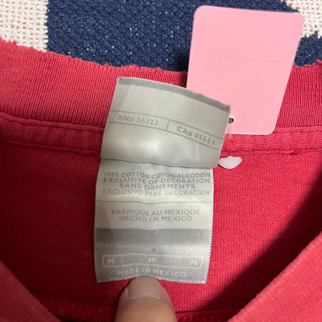 NIKE ナイキ グラフィックロゴTシャツ y2k フェードサーモンピンク