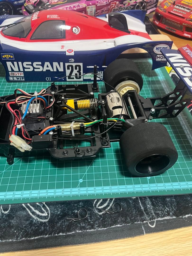 レ*オ様 中古　タミヤ　RC Ｃカー　ニッサン　R91CP ボディー付き