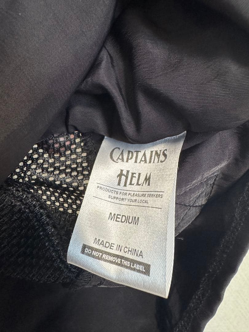 試着のみ‼️ CAPTAINS HELM ブラック フィッシングベスト M