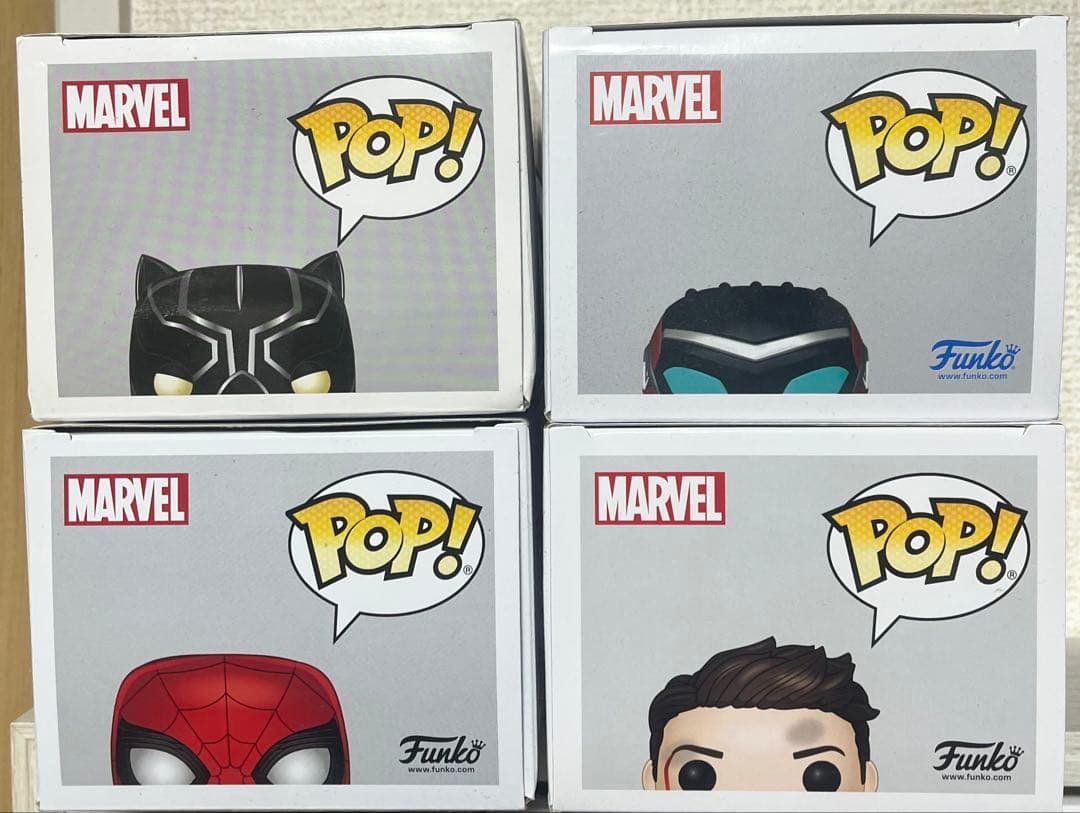 POP アイアンマン　スパイダーマン　アイアンハート　ブラックパンサー