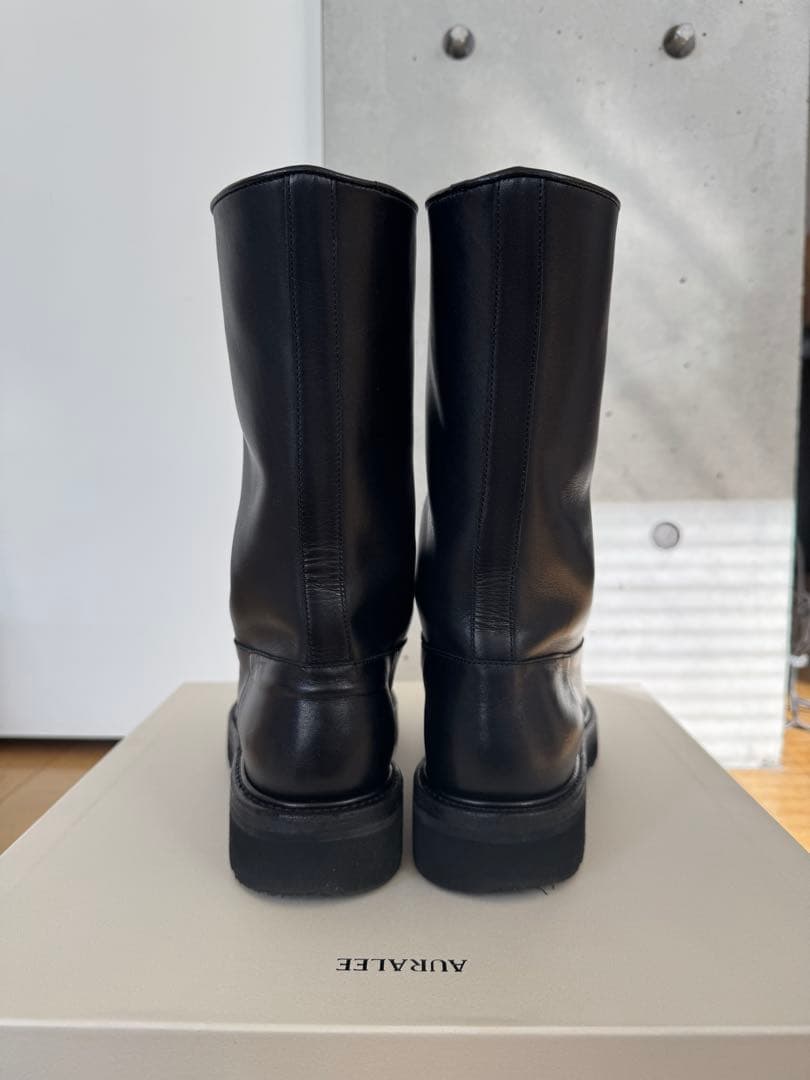 靴 AURALEE LEATHER BOOTS 24cm