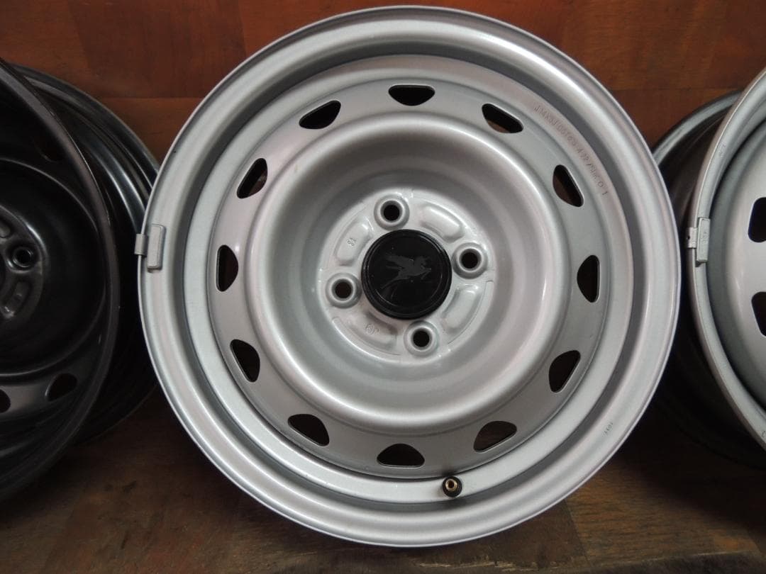 C30　Weds キャロウィン　14×5J スチールホイール　4本　小傷有り