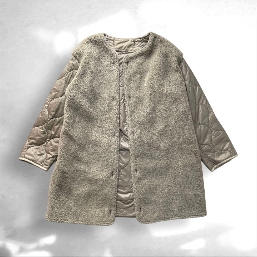 【春秋冬◎】FRAMeWORK 4way ロングコート ベージュ 36 アウター