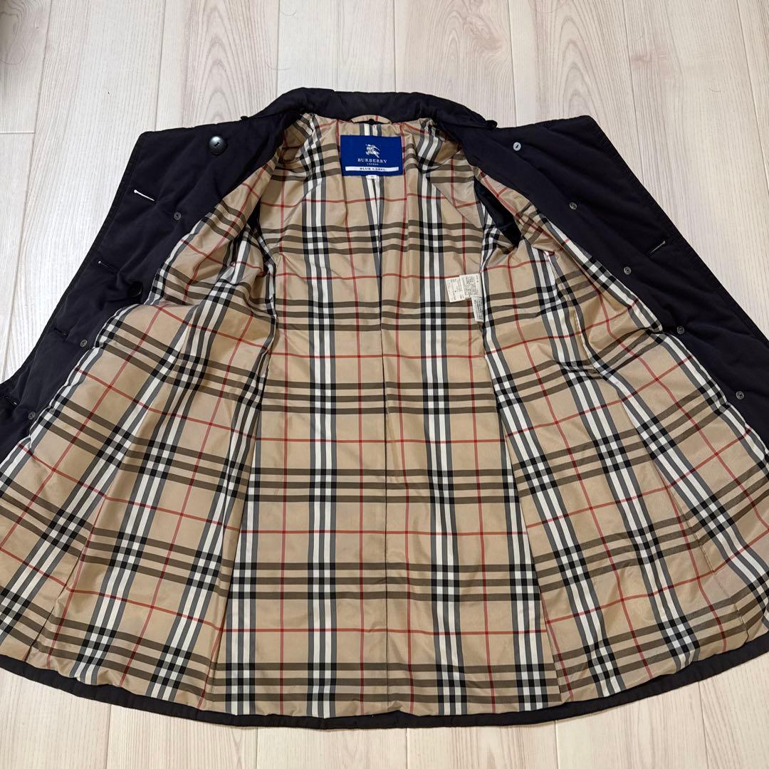 BURBERRY ネイビー コート　分厚目　バーバリー