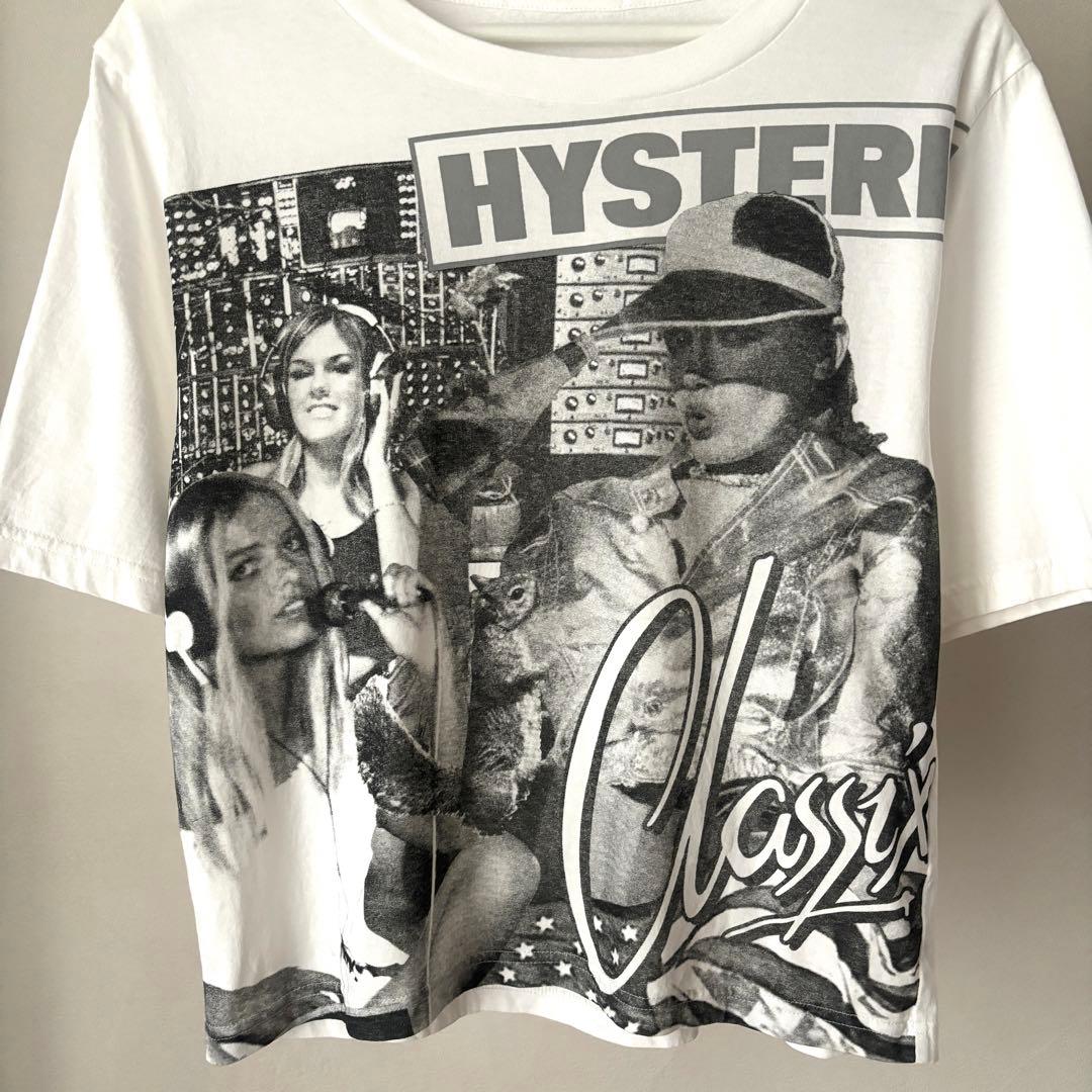 Hysteric Glamour ヒステリックグラマー　モノクロ　Tシャツ